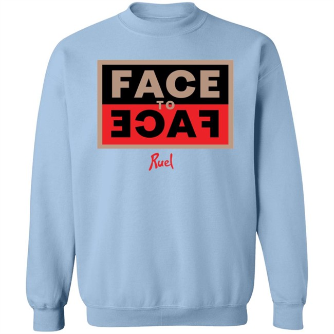 Ruel Merch On Repeat Store Blue Face To Face Hoodie Ruel Merch On Repeat Store Blue Face To Face Hoodie