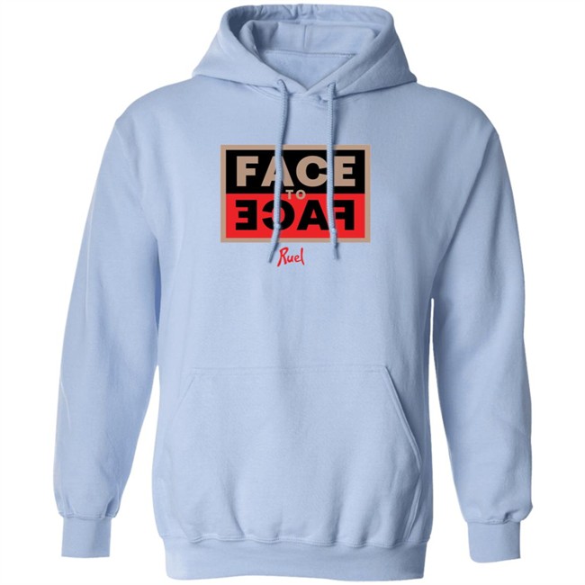 Ruel Merch On Repeat Store Blue Face To Face Hoodie Ruel Merch On Repeat Store Blue Face To Face Hoodie