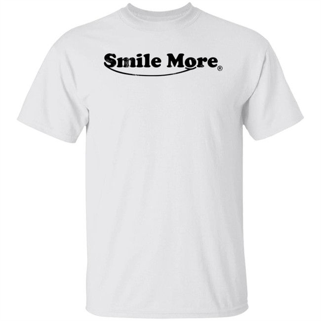 Smile More Merch Distressed Logo T Shirt