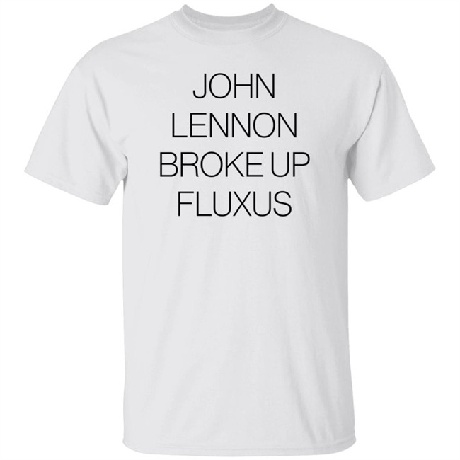 Yvon Lambert Book Shop David Horvitz John Lennon Broke Up Fluxus Shirt