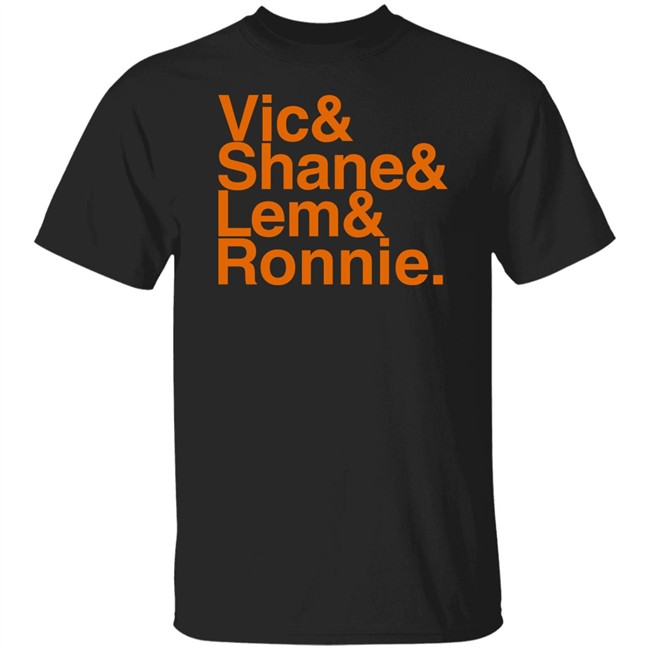 The Shield Strike Team T Shirt Vic Shane Lem Ronnie