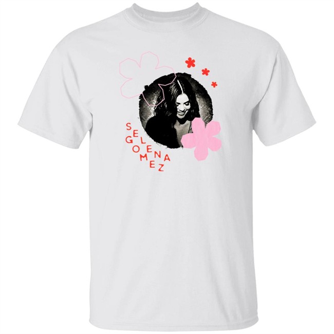 Selena Gomez Merch Paper Flower Shirt Selenators