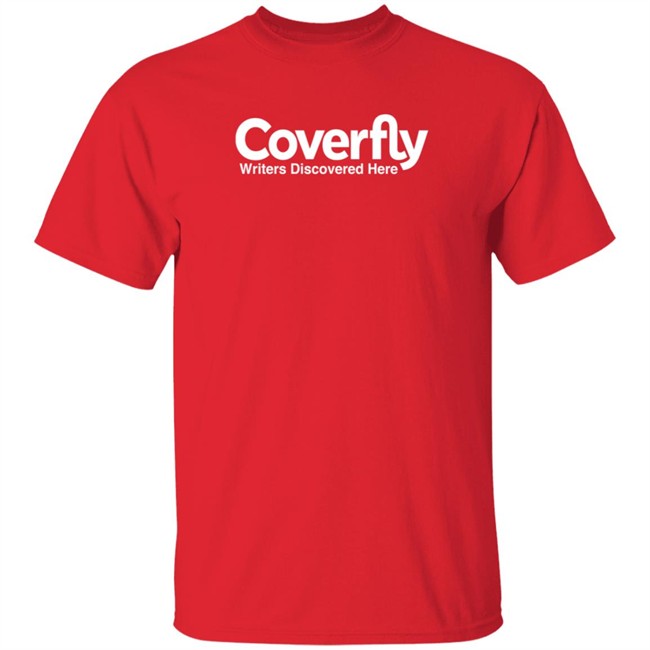 Coverfly Writers Discovered Here T Shirt Collinlieberg