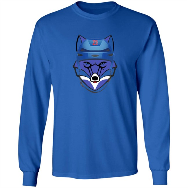 Blue Shirts Nation Merch Ny Ranger Fanclub Adam Fox Long Sleeve Shirt
