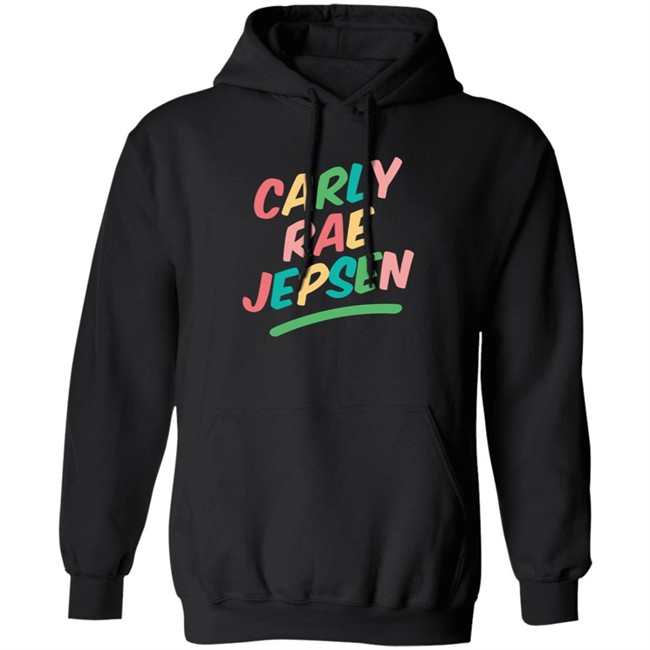 Carly Rae Jepsen Merch Rainbow Logo Hoodie