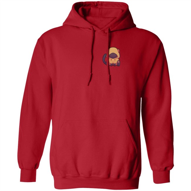 Wolfy The Witch Merch Sitting Cat Hoodie