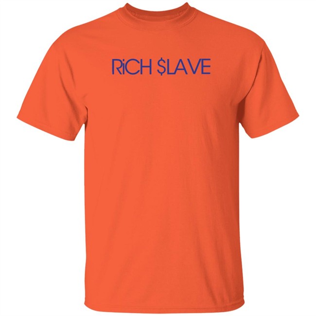 Young Dolph Merch Rich Slave Orange Shirt