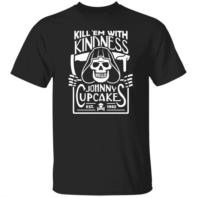 Shop Johnny Cupcakes Merchandise Store Kill 'Em With Kindness Shirt