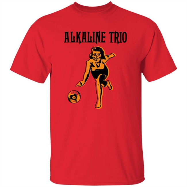 Alkaline Trio Merch Bowling Tee Shirt