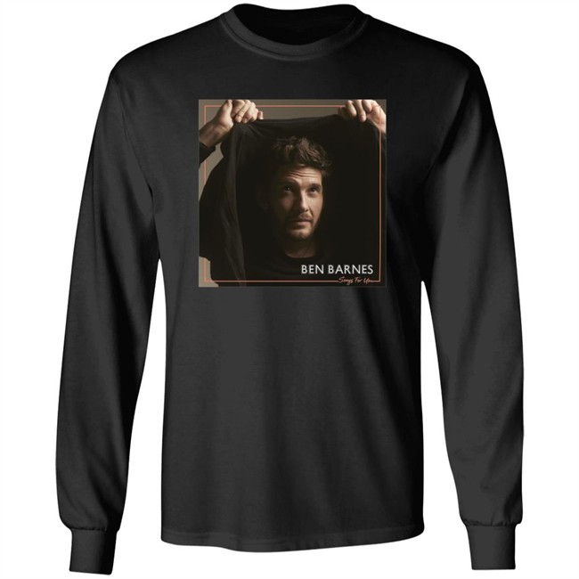 Ben Barnes Merch Ben Barnes Songs For You Cover Art Tee Shirt