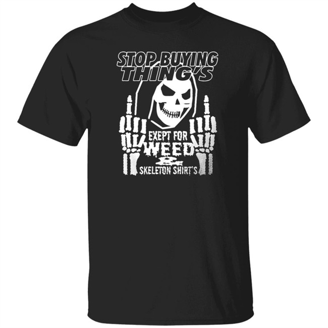 Da Share Zone Shop Stop Buying Things Shirt