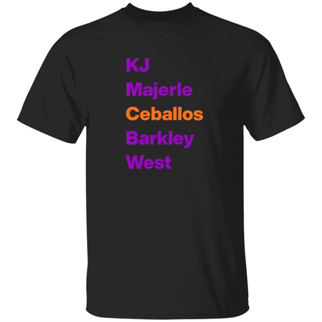Cedric Ceballos Kj Majerle Ceballos Barkley West T Shirt