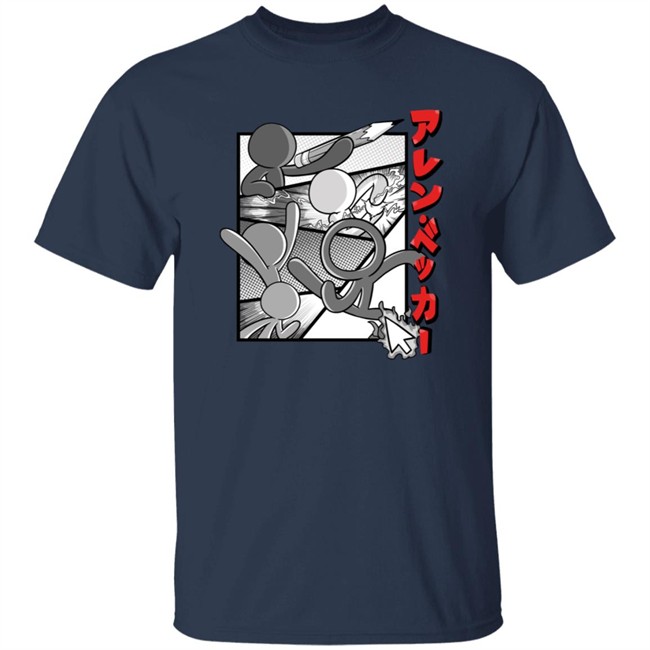 Alan Becker Merch Manga T Shirt