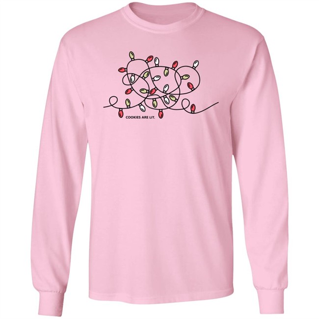 Crumbl Merch Cookies Are Lit Long Sleeve Shirt