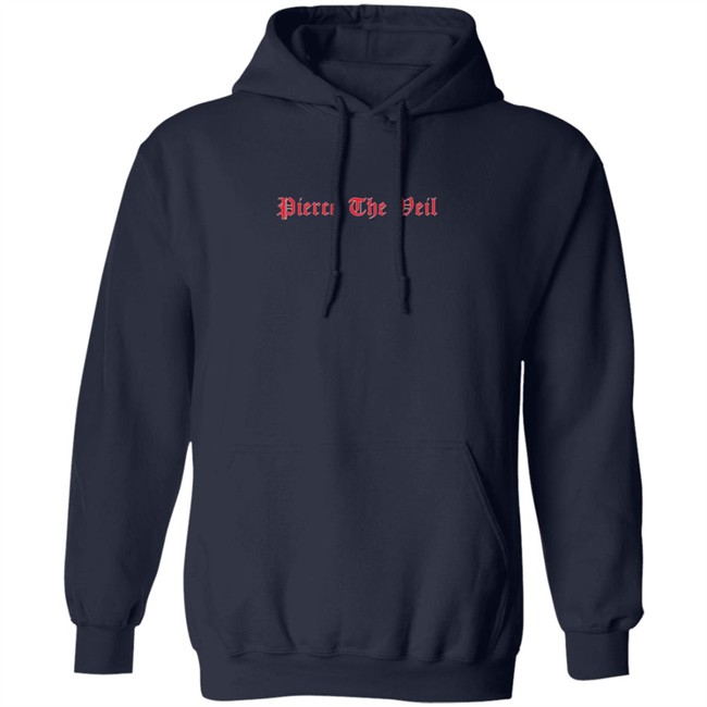 Pierce The Veil Merch Old English Hoodie
