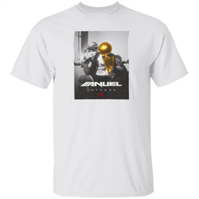 Anuel AA Merch Leyenda Campeón Blanca Camiseta Shirt