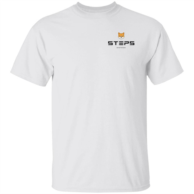 Ask The Doctor Merch Store STEPS Shiba Inu Heavyweight Shirt