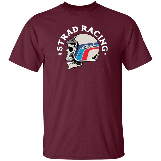 Stradman Merch Special Edition Strad Racing Skull T Shirt
