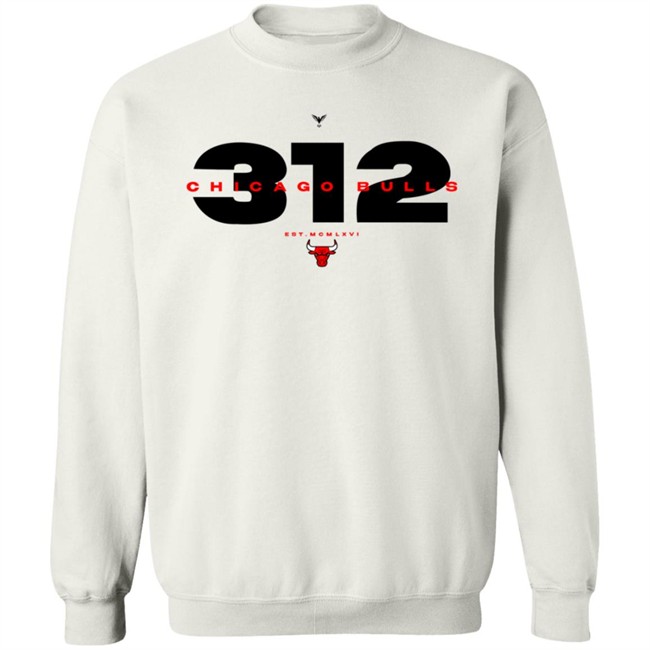 Chicago Bulls Merch 312 Chicago Bulls Est Mcmlxvi Go Aawol Sweatshirt
