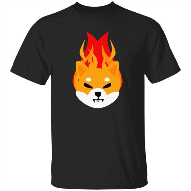 Bigger Entertainment and Decentralized Merch Shib Burn Shirt