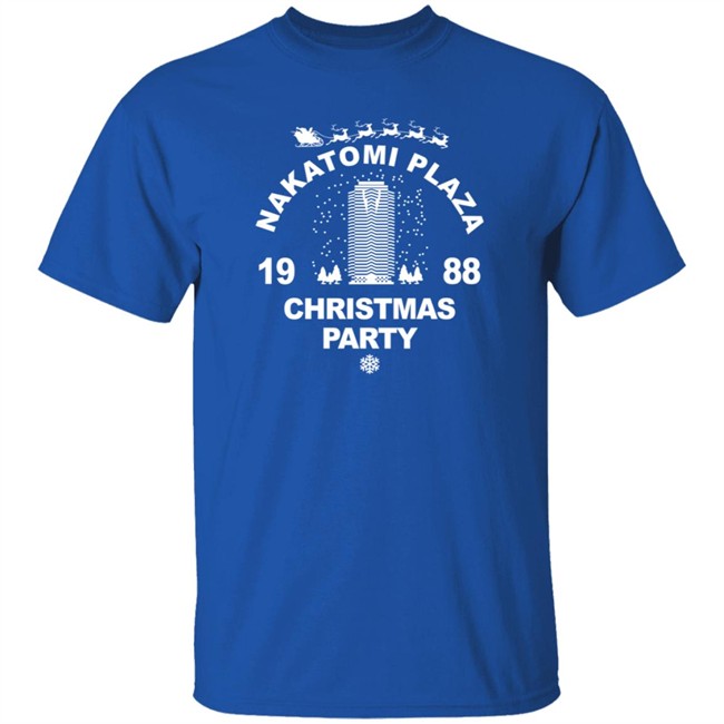 TeePowers Nakatomi Plaza Christmas Party 1988 Pop Culture Shirt