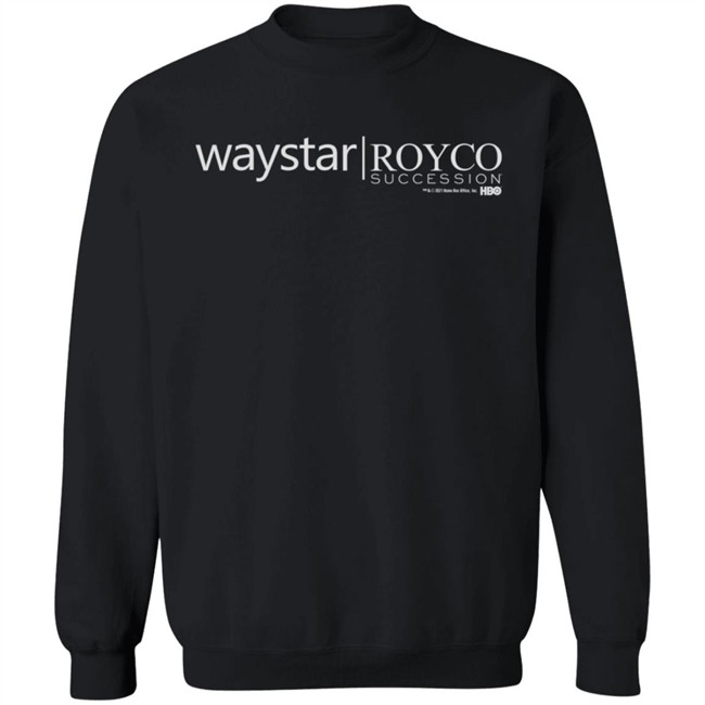 Waystar Royco Merch Hbo Shop Succession Waystar Royco Crewneck Sweatshirt
