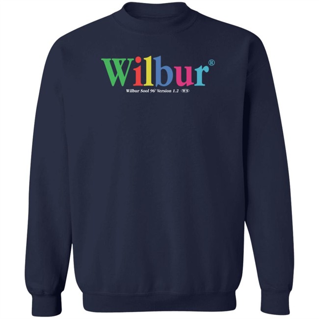 Wilbur Merch Wilbur Sool 96 Version 1.2 Puff Print Sweashirt Wilbur Soot Updates
