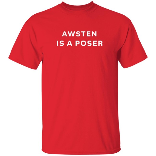 Water Parks Vintage Merch Awsten Is A Poser Shirt