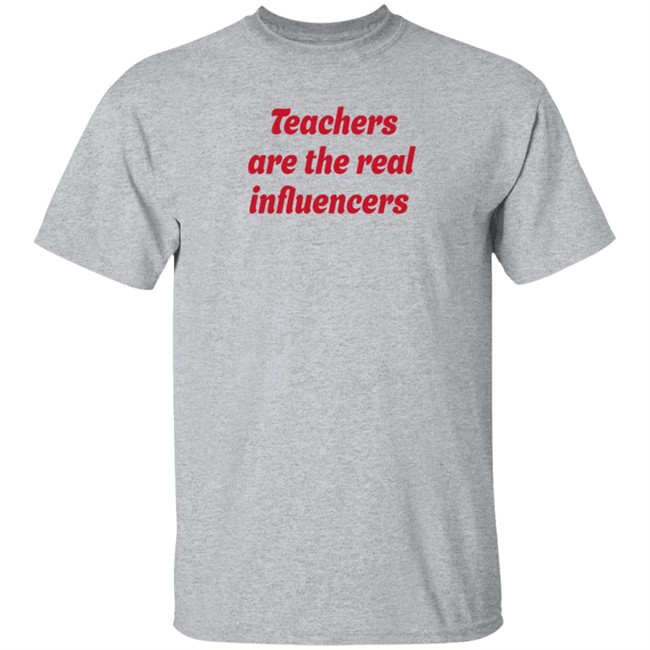 Teachers Are The Real Influencers Shirt Marce Soyunamarcela