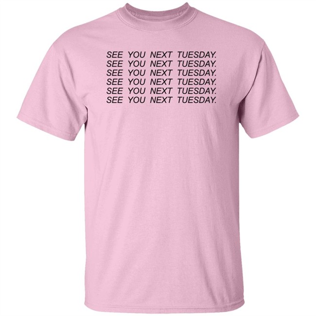 See You Next Tuesday Shirt Jayraffe Pinkgiantgay