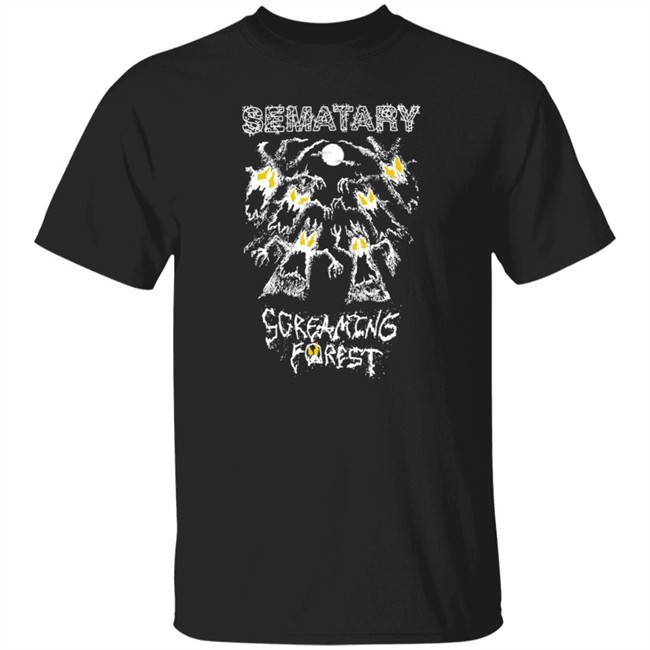 Sematary Merch Screaming Forest T Shirt Haunted Mound